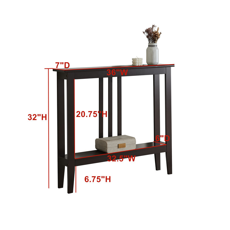 Lark Manor™ Aubreyana Entryway Table - Narrow Console Table - Console Table with Storage ...